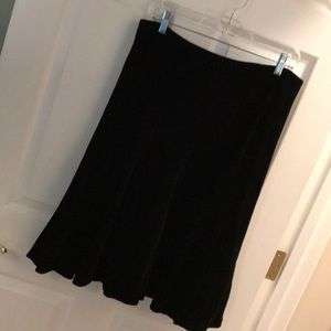 Carmen Marc Valvo Collection velvety mid skirt